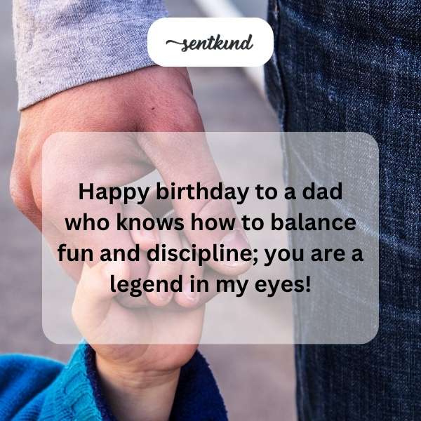 Heartfelt greetings for a father's special day.