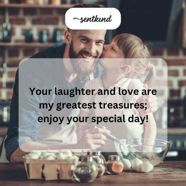 Heartfelt greetings to celebrate a father's special day.