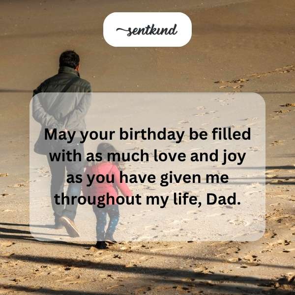 Heartfelt greetings for a father's special day.