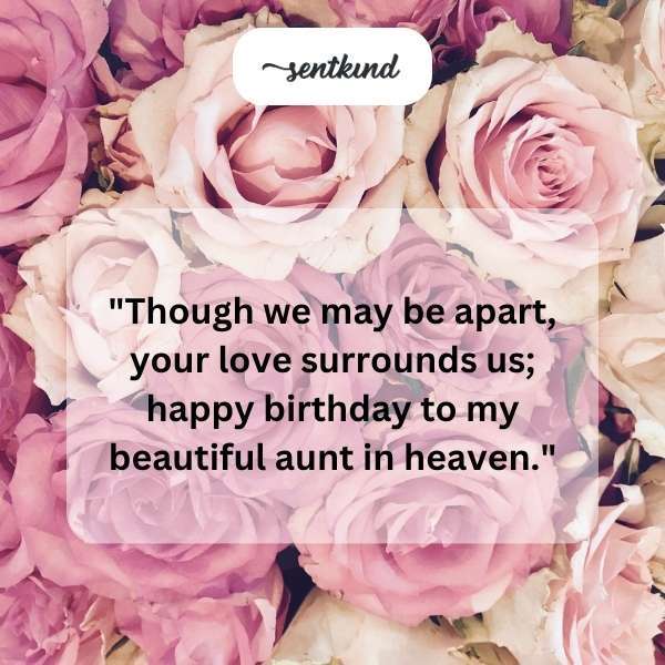 Celebrating my beloved aunt's heavenly birthday with heartfelt affection.