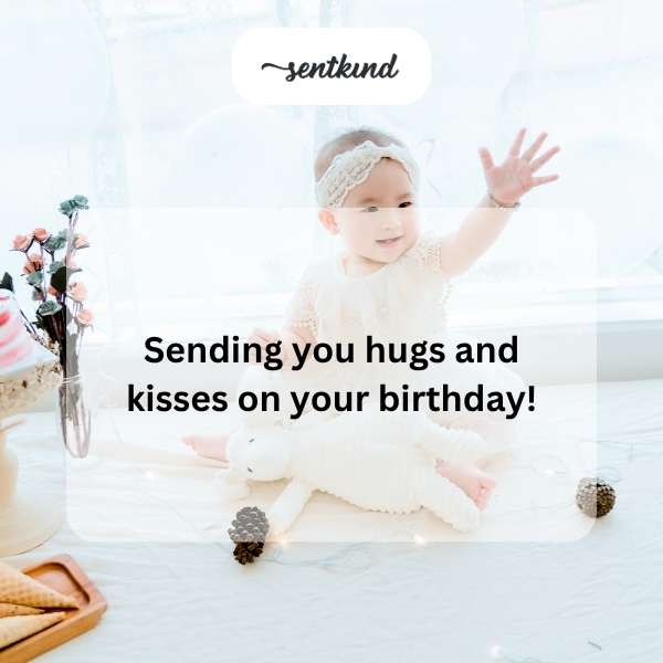 Warm greetings for my daughter's special day.