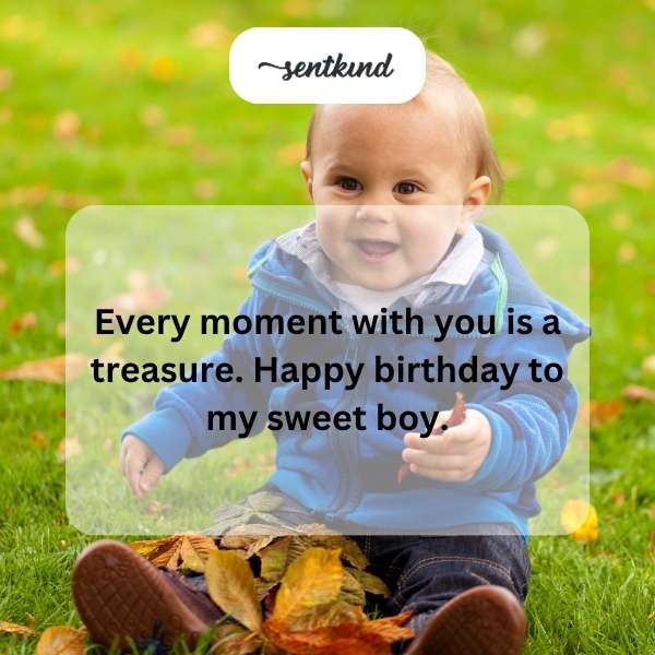 Celebrating the first year of precious moments with our little one.