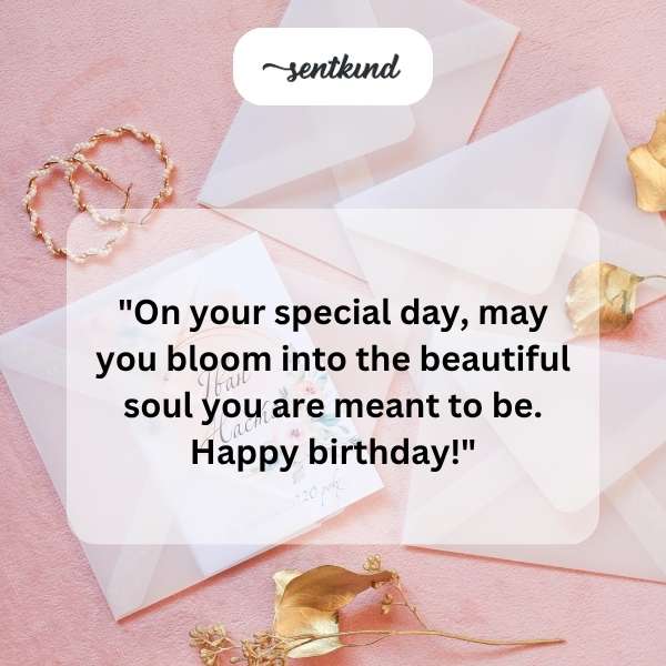 Heartfelt birthday greetings for a beloved niece.