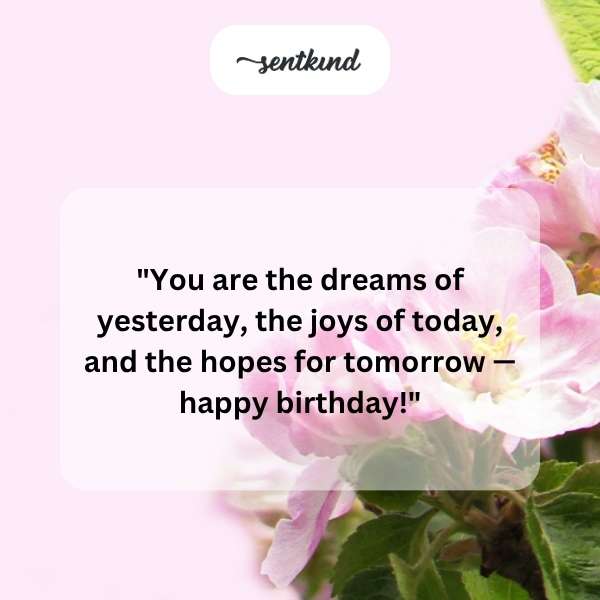 Celebrating the dreams, joys, and hopes that make today special for my niece.