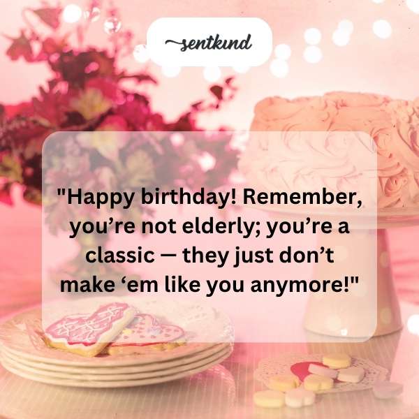Celebratory greetings for a special aunt's milestone day.
