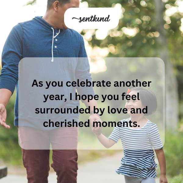 Heartfelt greetings for father's special day.