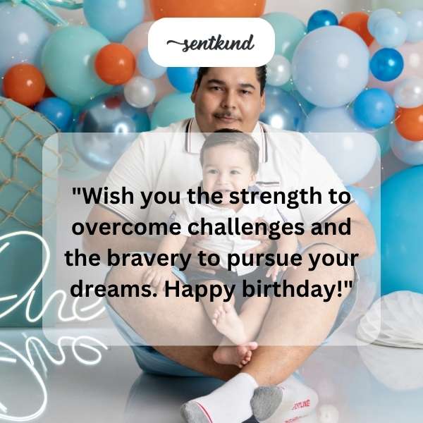 Heartfelt birthday greetings for my son.