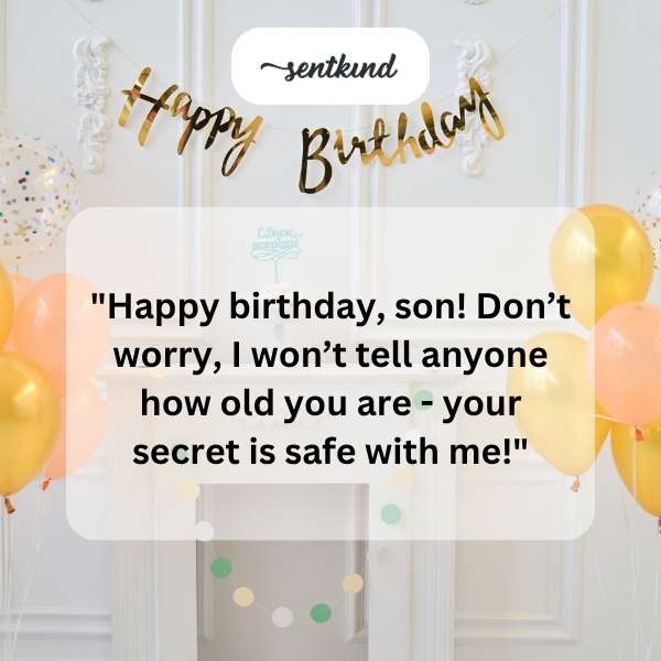 Heartfelt greetings to my son on his special day.