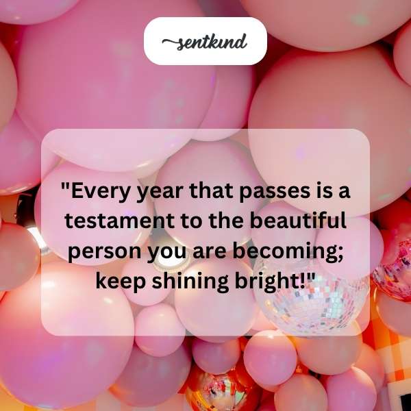 Heartfelt birthday message for a beloved granddaughter.