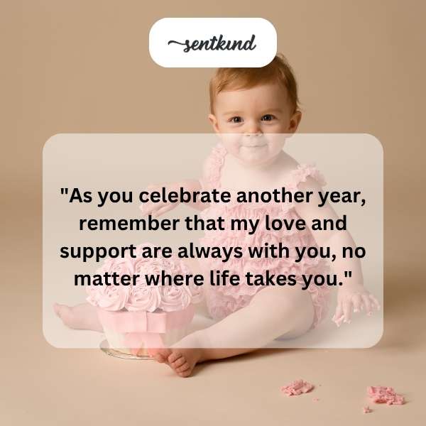 Warm greetings for my granddaughter’s special day.