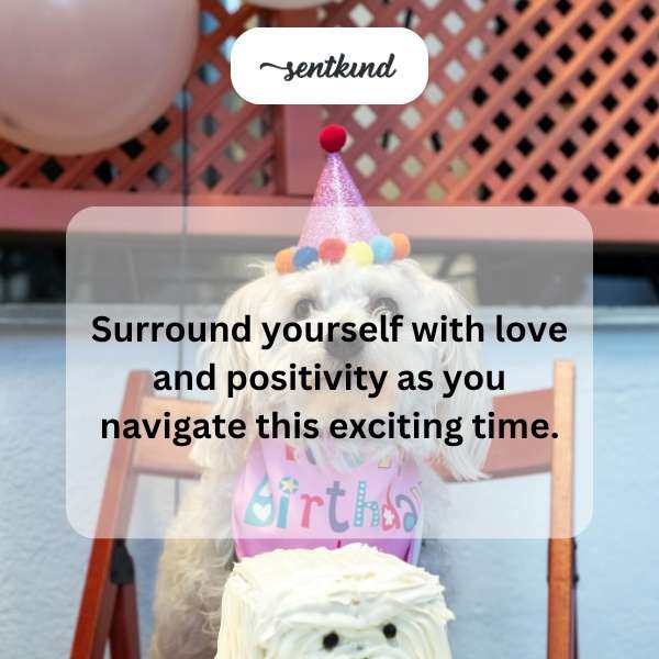 Celebrating the milestone of turning 21 with joy and optimism.