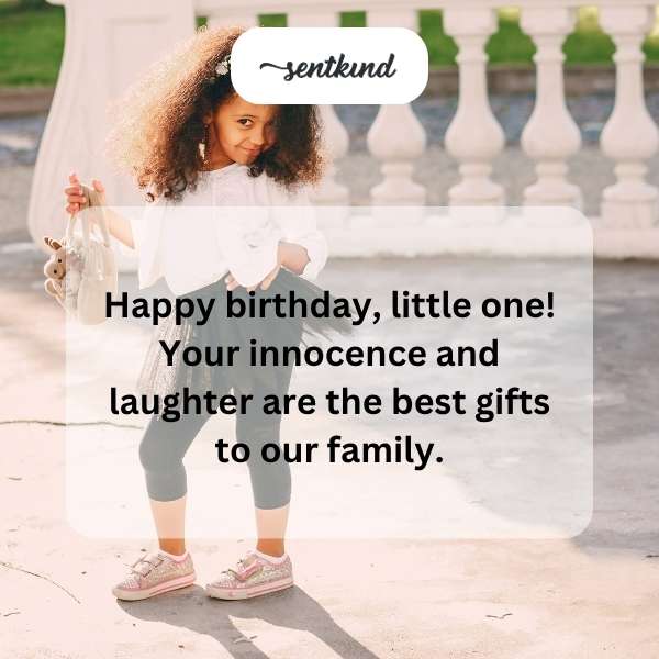 Celebratory message for a young daughter's special day.