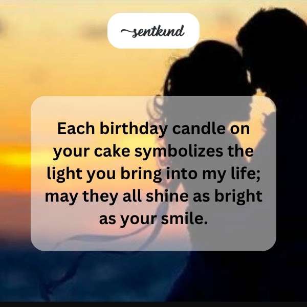 Heartfelt birthday greetings for my beloved partner.