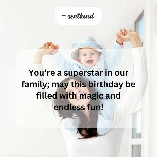Celebratory message for a beloved nephew's special day.