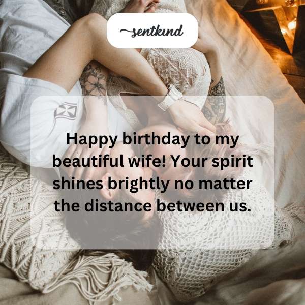 Heartfelt birthday message for my beloved wife.