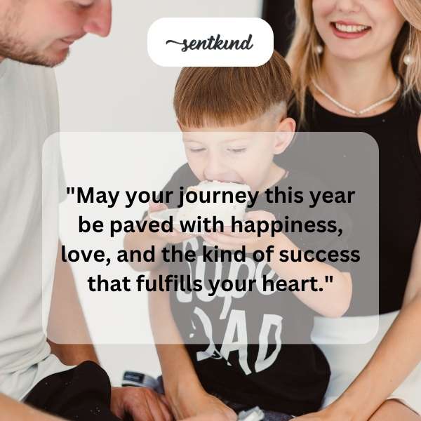 Heartfelt greetings for a son's special day.