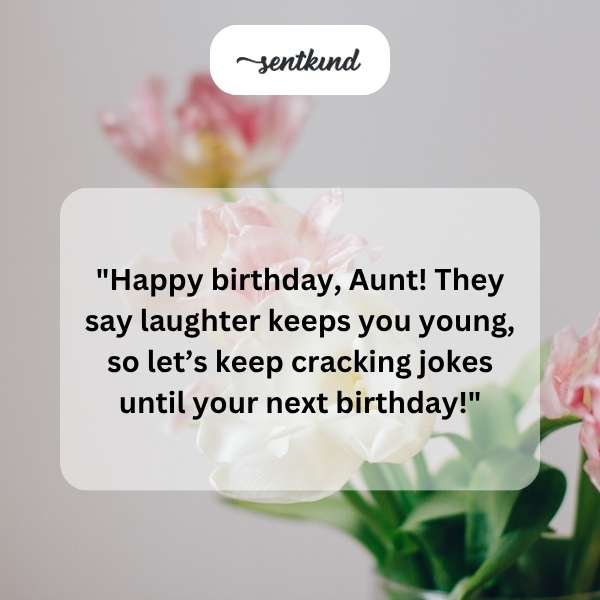 Warm greetings on your special day, dear aunt.
