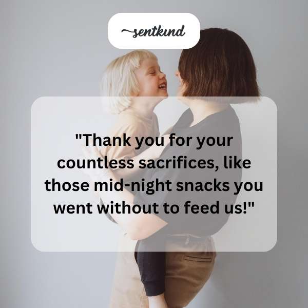 Heartfelt appreciation for mother's special day.