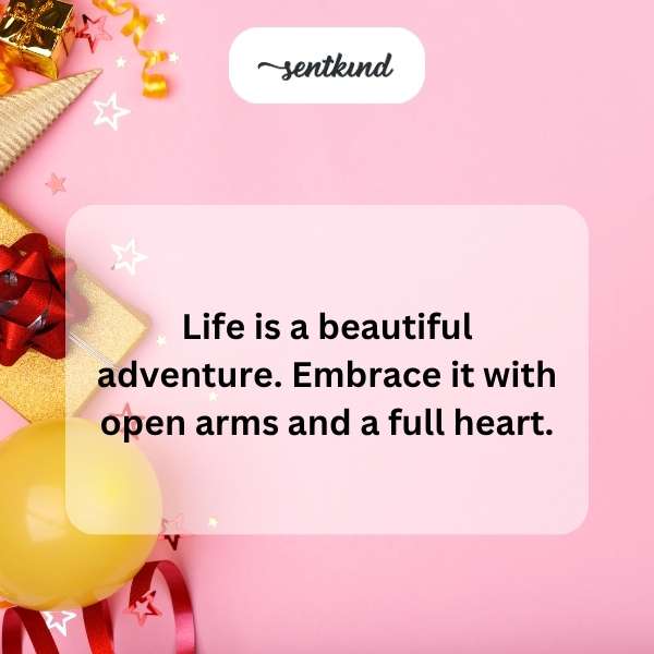 Celebrating the start of a new chapter filled with joy and discovery.