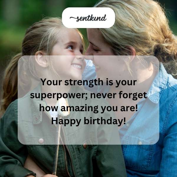 Heartfelt celebration message for a beloved daughter.
