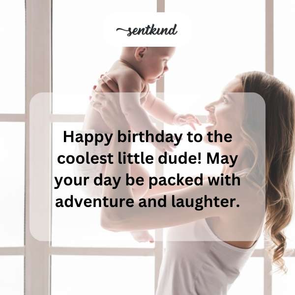 Wishing our awesome nephew a day full of fun and joy.