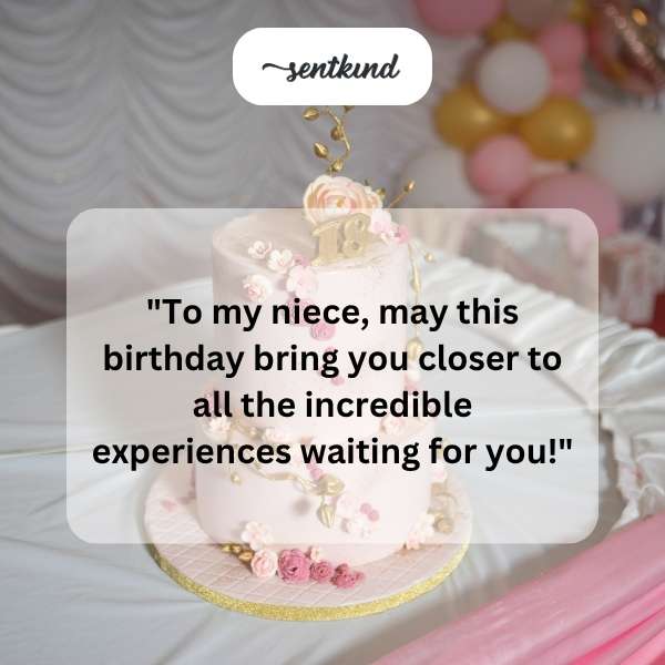 Heartfelt greetings to my niece on her special day.