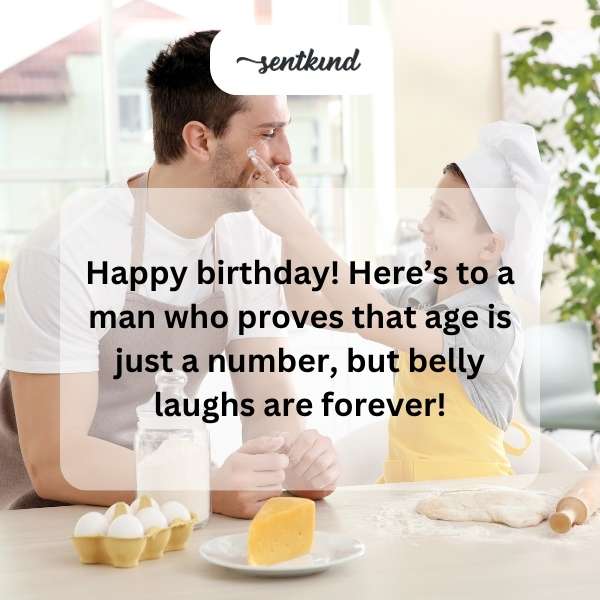 Warm birthday greetings for a cherished father.