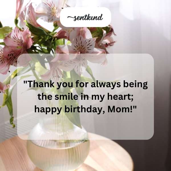 Heartfelt greetings for Mother's special day.