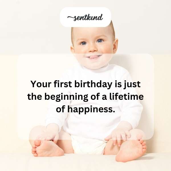 Celebrating the joy of your very first birthday.