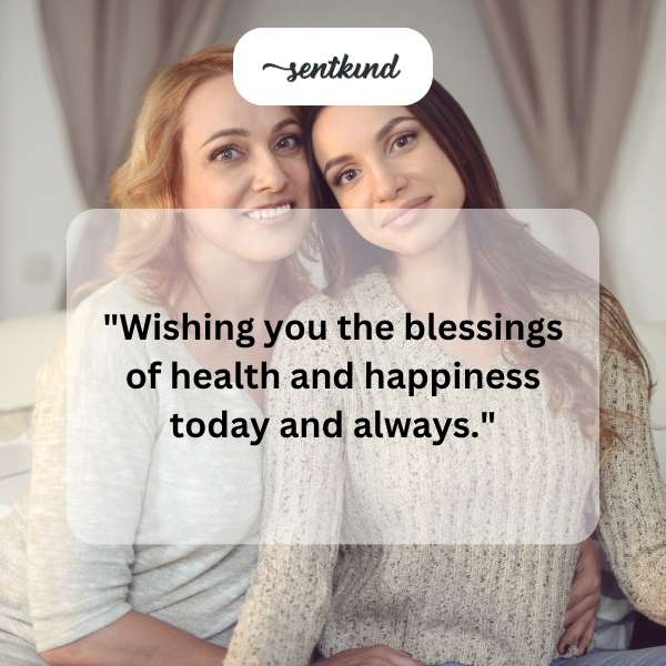 Sending heartfelt greetings of joy and well-being to our beloved mother on her special day.