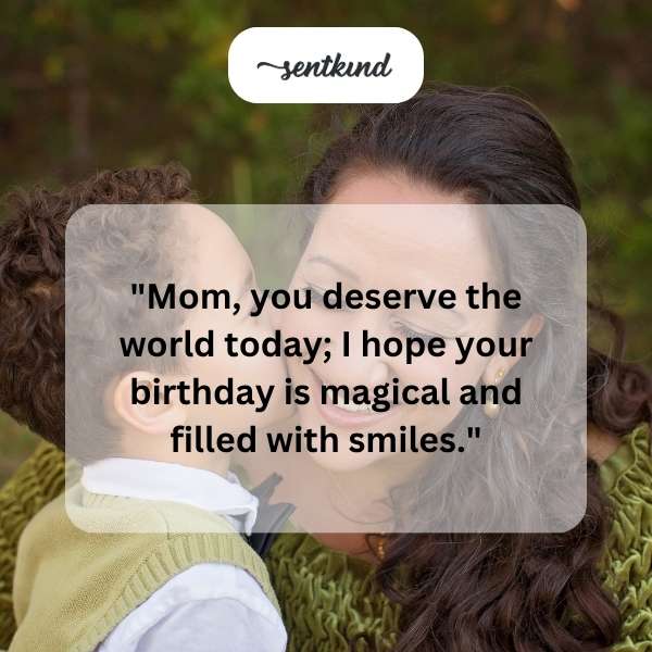 Heartfelt greetings for a mother's special day.