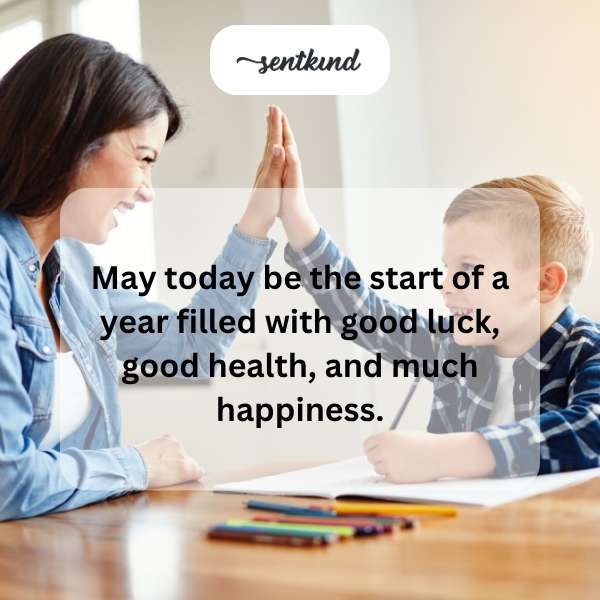 Celebratory greetings for a nephew's special day.