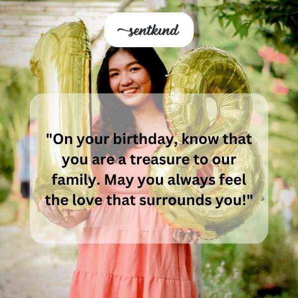 Warm greetings to our cherished niece on her special day.