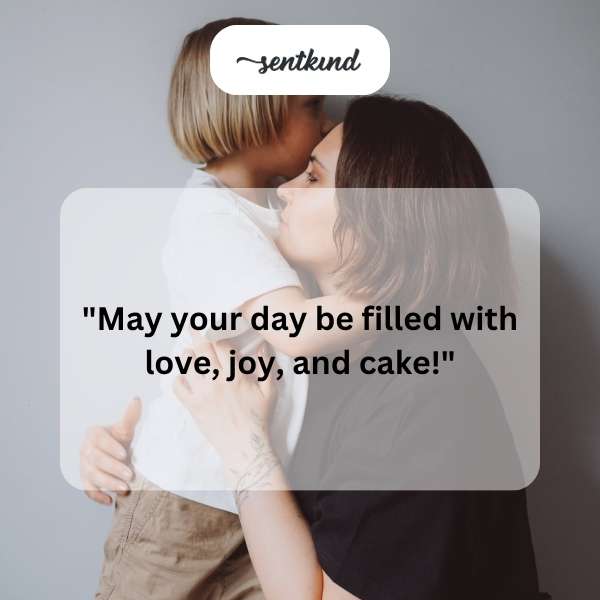 Heartfelt wishes for my son's special day.