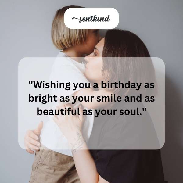 Heartfelt birthday greetings for a beloved son.