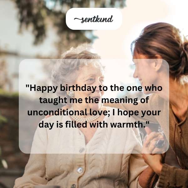 Heartfelt birthday greetings for a beloved mother.