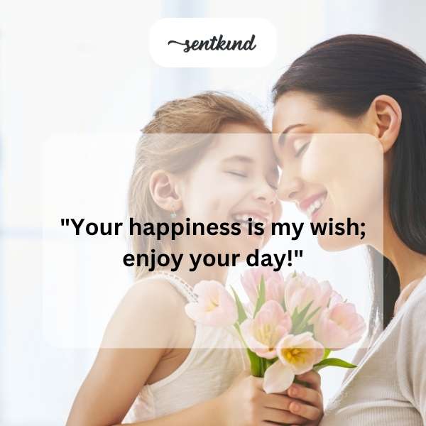 Heartfelt greetings for mother's special day.