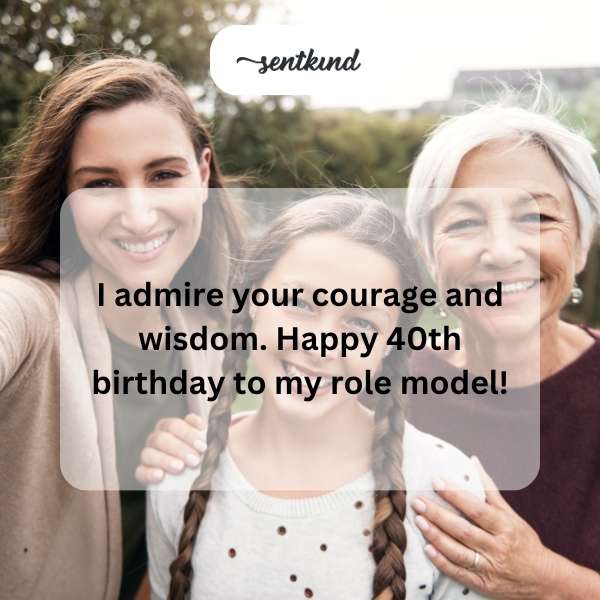 Celebrating the wisdom and bravery of turning 40.