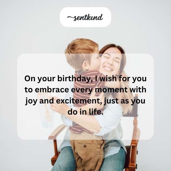 Heartfelt greetings for my nephew's special day.