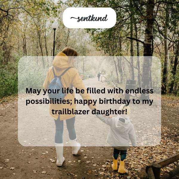 Heartfelt greetings for my daughter's special day.