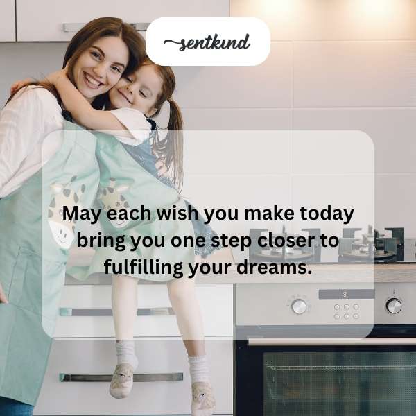 Celebratory messages for a beloved daughter's special day.