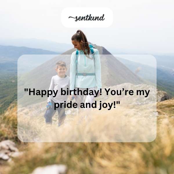 Sending heartfelt birthday greetings to my beloved son.