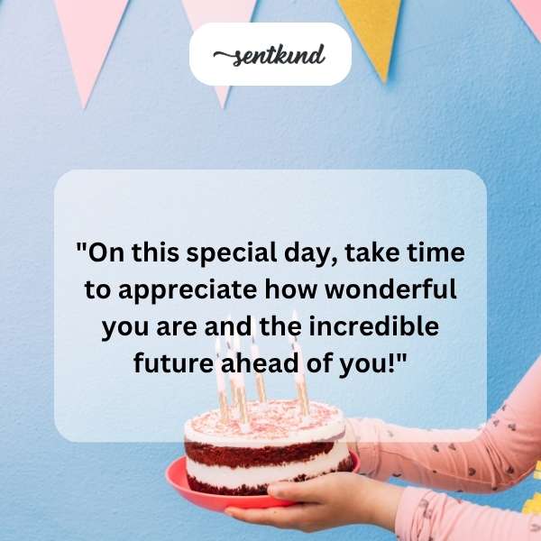 Heartfelt greetings for my niece's special day.