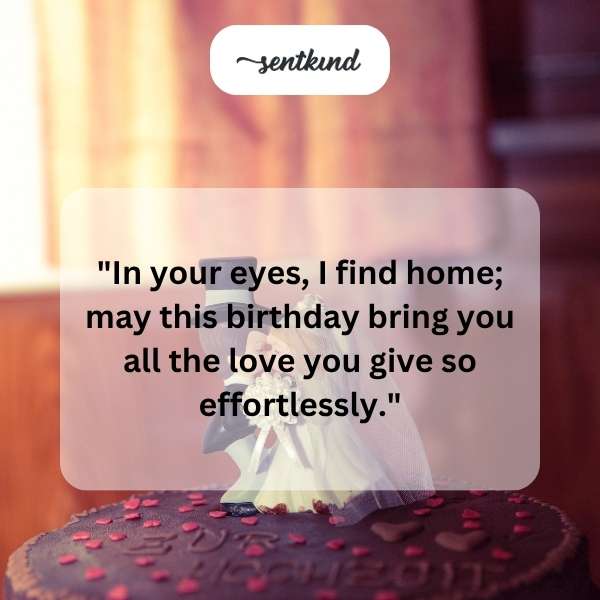 Heartfelt celebration message for my dear husband's special day.