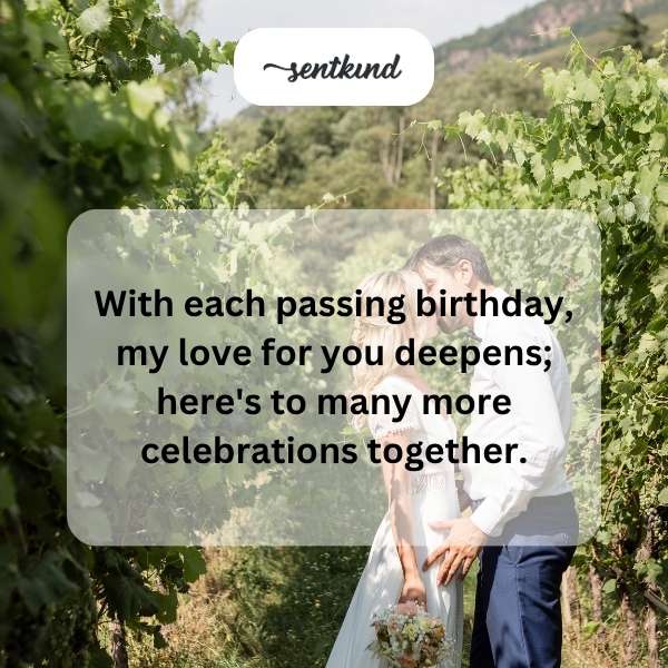 Celebrating my wife's special day with heartfelt affection and endless love.