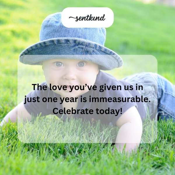 Happy first year celebration!