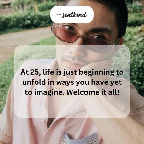 Celebrating the vibrant start of your 25th year.