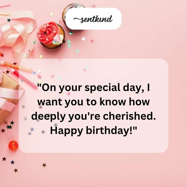 Warm greetings on your cousin's big day.