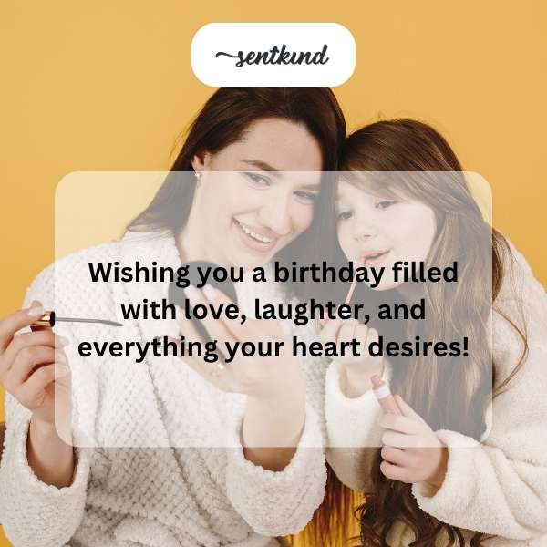 Heartfelt birthday greetings for a beloved daughter.