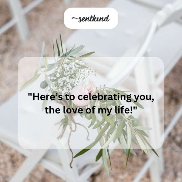 Heartfelt anniversary greetings to my beloved partner.